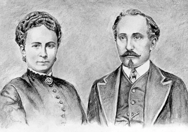 Адам и Софи Опел 1868 г